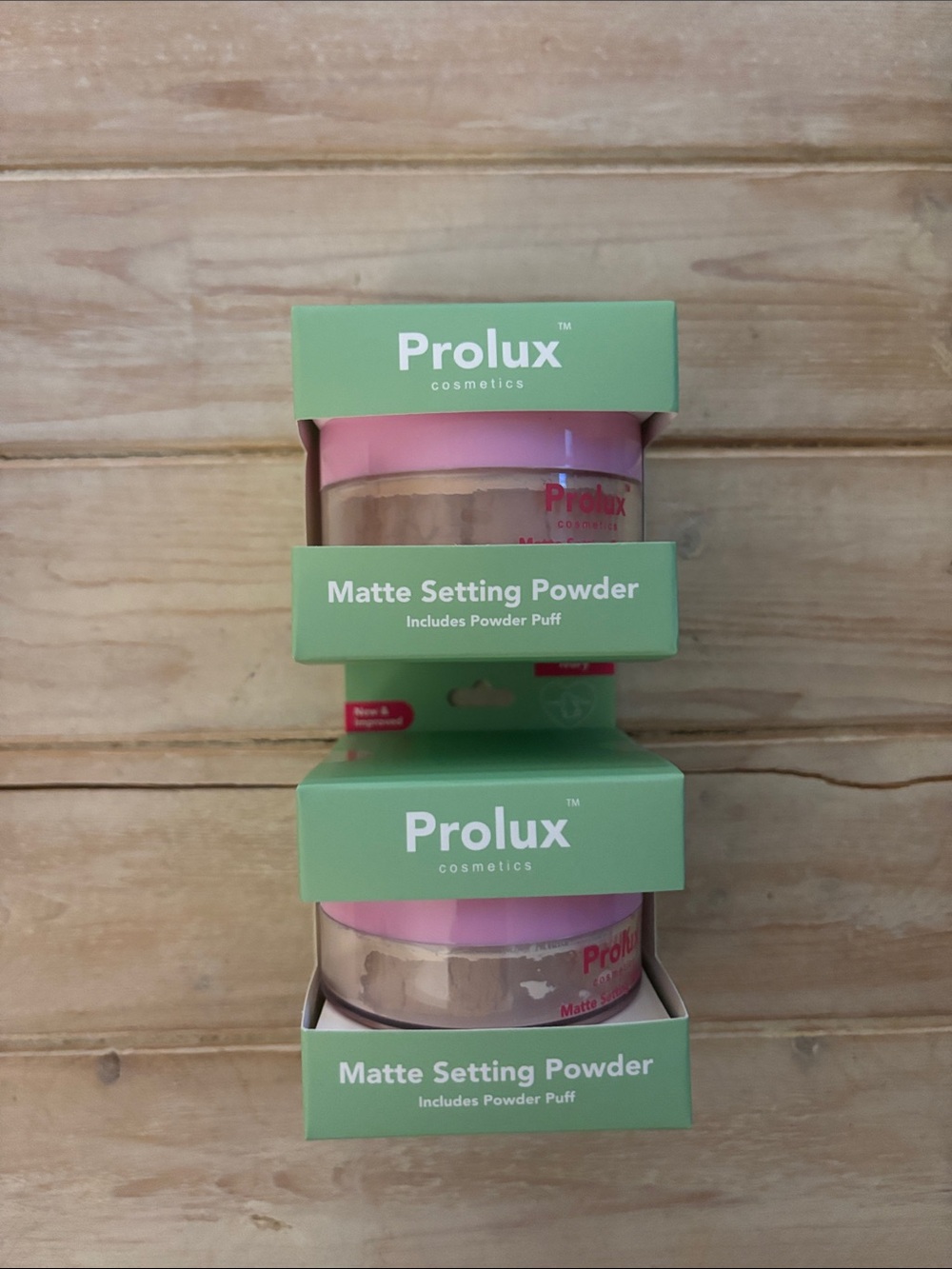 Prolux Cosmetics Matte Setting Powder - Buff & Ivory (1018)